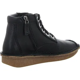 CLARKS Damen Funny Cedar Mode-Stiefel, Black Leather, 35,5 EU