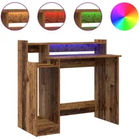 VidaXL Schreibtisch Altholz Braun