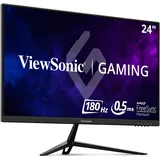 ViewSonic VX2428 60,5 cm (24") Zoll) Gaming Monitor (Full-HD, IPS, 180 Hz, 1 ms, FreeSync Premium, HDMI, DP, Lautsprecher) Schwarz