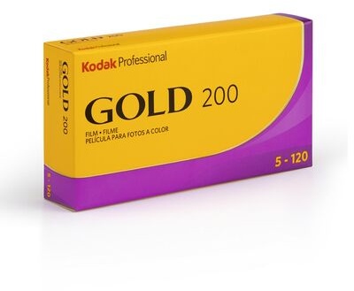 Kodak GOLD 200 120 Rollfilm 5er Pack