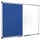 Bi-Office Kombitafel 120 x 90 cm Blau/Weiß