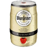 Warsteiner Bier Pils 5 l Party-Fass mit Zapfhahn