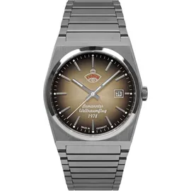 ruhla Space Control Sigmund Jähn Automatik Leder 40,0 mm 4660M-2
