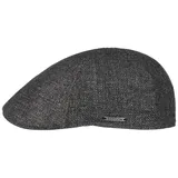 Stetson Schiebermütze 6-teilige Flatcap Texas aus Wolle/ leinen grau 61/XL