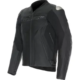 Dainese Racing Lederjacke - Schwarz/Weiss/Rot,