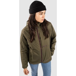 Coal Wind River Fleecejacke olive aubergine Gr. S