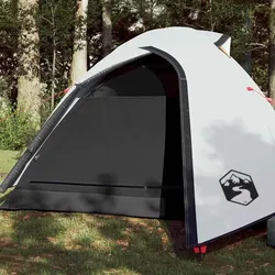 Campingzelt 2 Personen Weiß 264x210x125 cm 185T Taft