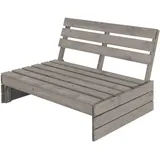 ML-Design Gartenbank 116 x 80 x 76,5 cm Grau