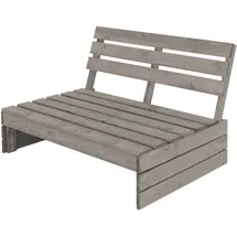 ML-Design Gartenbank 116 x 80 x 76,5 cm Grau