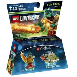 Lego Dimensions 71223 - Fun Pack: Lego Chima [Cragger & Swamp Skimmer] | Zustand: Neu & original versiegelt