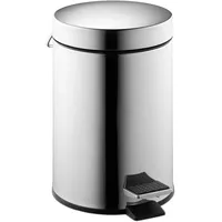 Relaxdays Kosmetikeimer 3 l Silber