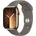GPS + Cellular 45 mm Edelstahlgehäuse gold, Sportarmband tonbraun M/L
