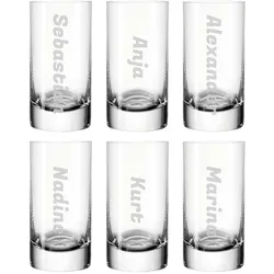 Stamper mit Gravur 55 ml Name QUER 6 Stück