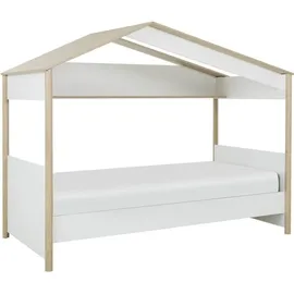 CaliCosy Hausbett MATIS 90 x 200 cm Eiche weiß