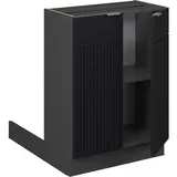 Vicco Regalinselunterschrank Fame-Line Anthrazit Schwarz gestreift 60 cm