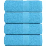 vidaXL Gästetücher 4 Stk. Türkis 30x50 Cm 360 G/m2 100% Baumwolle Vidaxl