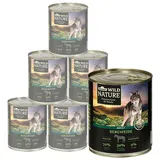 Dehner Wild Nature Nassfutter getreidefrei / zuckerfrei, für Hunde, Pferd, 6 x 800 g Dose (4.8 kg)