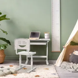 toboli Kinderschreibtisch Toboli mitwachsend neigungs-/höhenverstellbar grau