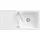 Villeroy & Boch Linara 60 rechts Einbauspüle keramik stone white Excenterbetätigung 1000 x 510 mm
