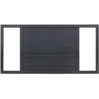 Andrewex Sichtschutzelement Duo 90 x 180 cm Anthrazit/Holz