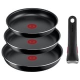 TEFAL INGENIO EXTRA PFANNENSET 4-TEILIG, ABNEHMBARER GRIFF, PFANNE, PFANNEN SET