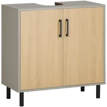SoBuy Waschbeckenunterschrank Jasiah 60 x 60 x 30 cm,