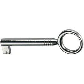Hettich Schlüssel Typ 948596 mit Bart,Schaft, Durchmesser 6,vernickelt