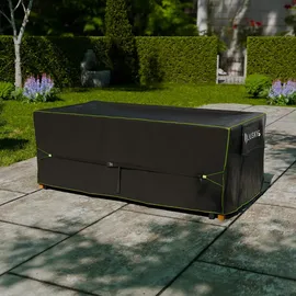 Juskys Gartenmöbel Abdeckung 210 x 110 x 75 cm Schwarz