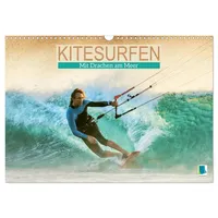 Calvendo Kitesurfen: Mit Drachen am Meer (Wandkalender 2026 DIN