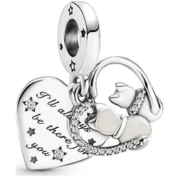 Pandora Kettenanhänger Katzen & Herz Charm-Anhänger 799546C01