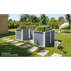 Weka Modular Ergänzungssatz 67 x 69 x 69 cm Grau