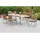 Merxx Keros Set 13-tlg. mit Gartentisch Ausziehbar 180/240 x 100 cm inkl. Kissen