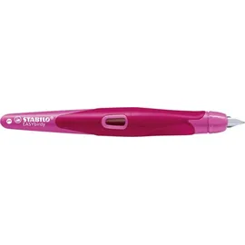 Stabilo EASYbirdy Patronenfüller pink/beere A für Linkshänder mit Anfänger-Feder - in beere/pink - Einzelstift - inklusive Patrone