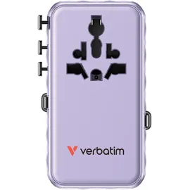 Verbatim Reiseadapter 70W Lila 1 St.