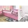 raumhirsch furniture Kinderbett mit Motiv Katze 80 x 180 cm Holzwerkstoff rosa