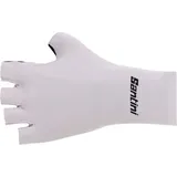 Santini SMS unisex handschuhe kurz santini madss weis - L