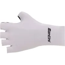 Santini SMS unisex handschuhe kurz santini madss weis - L