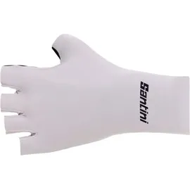 Santini SMS unisex handschuhe kurz santini madss weis - L