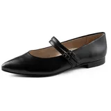 Paul Green Ballerina 1022-005 Glattleder Schwarz 38