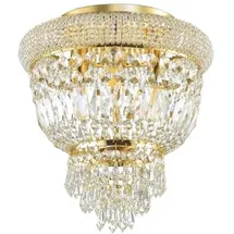 Ideal Lux Dubai 3-flammig gold, Messing / Glas
