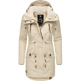 Ragwear Wintermantel "Elsie", Damen, Gr. M (38), beige, Außenmaterial: 65% Polyester, 35% Baumwolle. Innenfutter: 100% Polyester. Wattierung: 100% Polyester, tailliert ca.