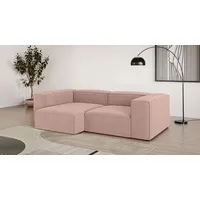 OTTO home Ecksofa OTTO HOME "XL HAILY L-Form, Modularsofa extra tief, Sitztiefe 100/130 cm", rot (coral), B:260cm H:72cm T:160cm, 100% Polyester, Sofas, Ecksofa, als Modul oder separat verwendbar, für individuelle Zusammenstellung
