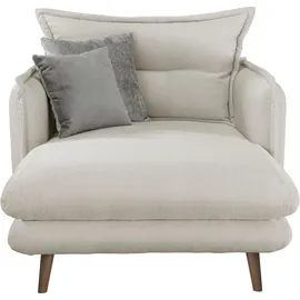 Home Affaire Loveseat HOME AFFAIRE "Lazio", weiß, B:111cm H:101cm T:167cm, 90% Polyester, 5% Nylon, 5% Rayon, Sessel, moderner Sessel mit einer bequemen Polsterung, 2 Stk. Zierkissen