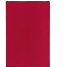 Snapstyle Feinschlingen Velour Teppich Strong Rot, 100x100cm