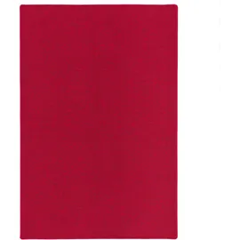 Snapstyle Feinschlingen Velour Teppich Strong Rot, 100x100cm