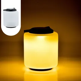 Marrakesch Orient & Mediterran Interior Marrakesch 2er Set Solarlaternen Solarlampen für außen mit Henkel aus Glas 33cm Groß | Boho Deko Outdoor Solar LED Laterne Wetterfest Erlin Weiss IP65 Wasserdicht als Gartendeko im Garten