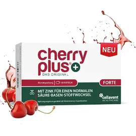 Cellavent Healthcare GmbH Cherry PLUS Forte 43mg Polyphenole 6mg Zink Weichk 60 St