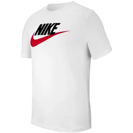 Nike Sportswear T-Shirt Herren white/black/red M