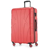 suitline Hartschalenkoffer Trolley 76 cm / 96-110 l korall