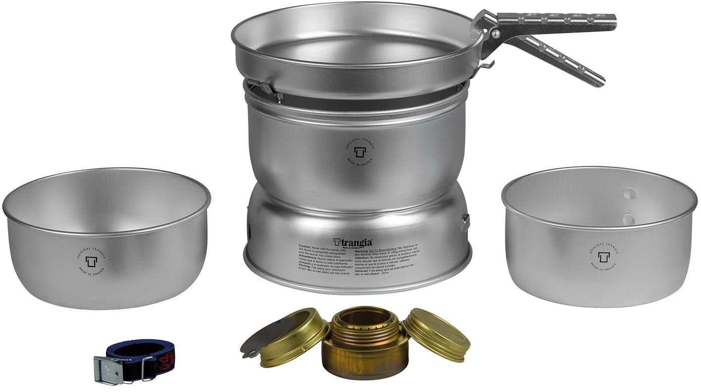 Trangia Sturmkocher Set groß 25-1 UL mit Spiritusbrenner